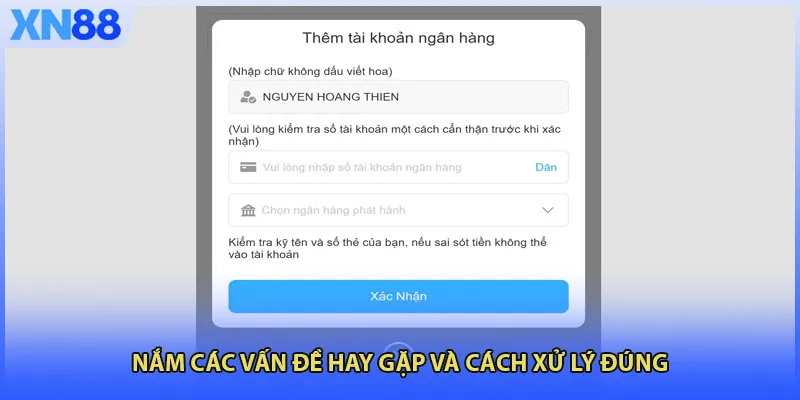 Nắm các vấn đề hay gặp và cách xử lý đúng